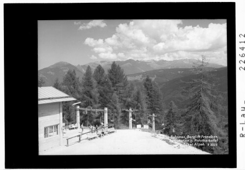 Fulpmes / Berglift Froneben - Bergstation gegen Patscherkofel und Tuxer Alpen