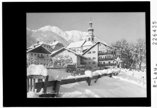 Fulpmes im Stubaital / Tirol gegen Saile 2406 m : [Fulpmes gegen Nederjoch]