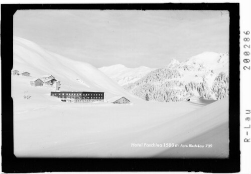 Hotel Faschina 1500 m