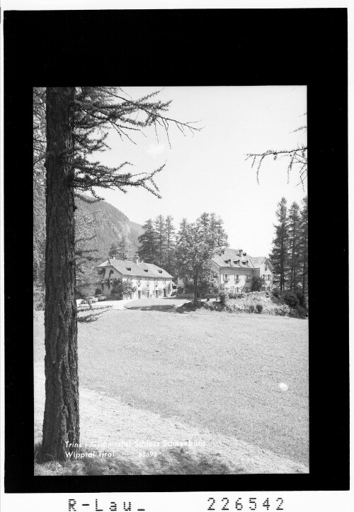 Trins im Gschnitztal / Schloss Schneeburg / Wipptal - Tirol