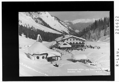 Schlickeralm 1616 m gegen Patscherkofel / Stubaital / Tirol