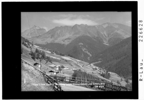 Navis in Tirol / Oberweg und Unterweg gegen Sonnenspitze und Geierspitze : [Navis / Oberweg und Unterweg gegen Tarntaler Köpfe und Kreuzjöchl]