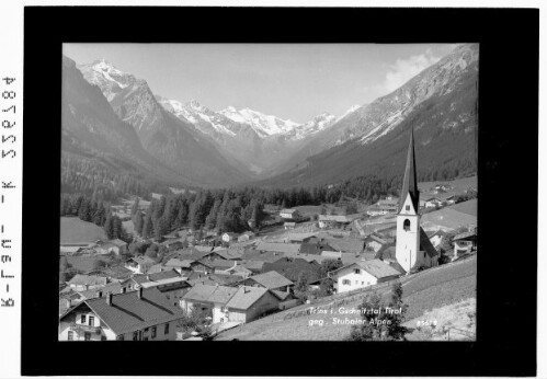 Trins im Gschnitztal / Tirol gegen Stubaier Alpen