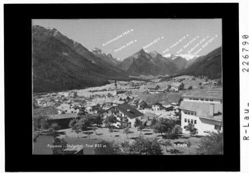 Fulpmes im Stubaital 635 m