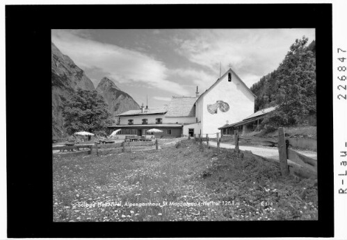 Solbad Hall / Alpengasthaus St. Magdalena im Halltal 1283 m