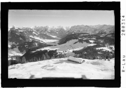 Bödele / Blick vom Hochälpele in den Bregenzerwald