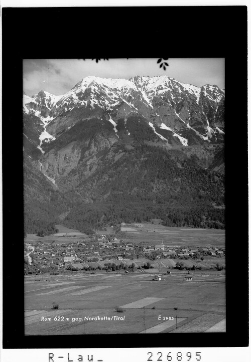 Rum 622 m gegen Nordkette / Tirol