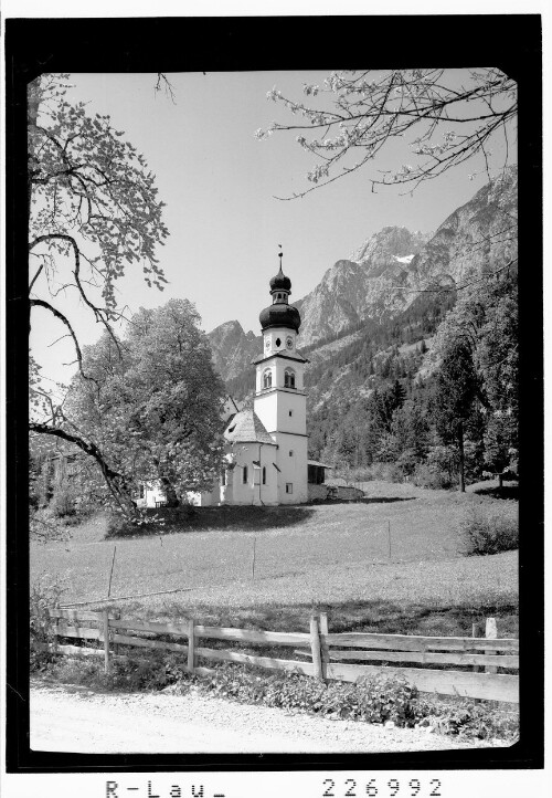 [Gnadenwald - St. Martin gegen Wechselspitzen / Tirol]