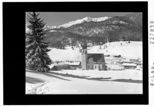 Achenkirch 916 m / Tirol : [Achenkirch im Achental gegen Schreckenspitze]