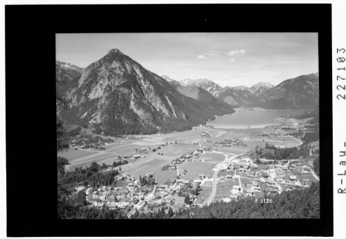 Maurach mit Bärenkopf und Achensee : [Maurach am Achensee gegen Bärenkopf - Pertisau und Mondscheinspitze / Tirol]