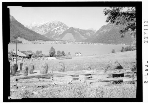 [Pertisau am Achensee gegen Schaufelspitze und Plumsjoch / Tirol]