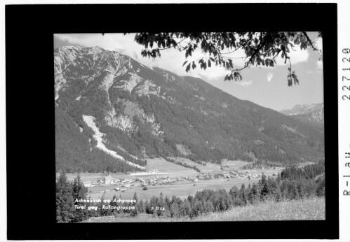 Achenkirch am Achensee / Tirol / gegen Rofangruppe : [Achenkirch im Achental gegen Unnutz und Hochiss]