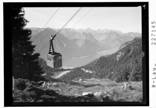 [Rofanbahn mit Achensee und Karwendelgebirge / Tirol]