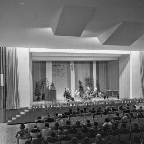 Abschlußfeier der Abendkurse des Wintersemesters 1961/62