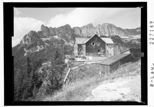 [Erfurter Hütte gegen Dalfazer Kamm / Rofangruppe / Tirol]