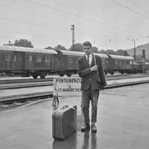 Bregenz Bahnhof, Verabschiedung von vier Schiffsjungen-Anwärter