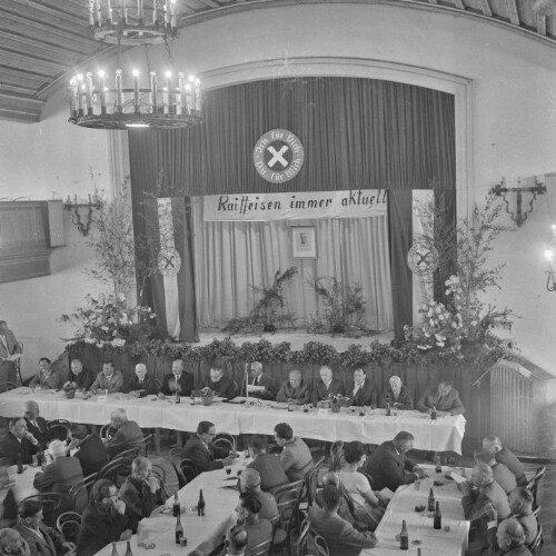 Bregenz Gössersaal, Verbandstag des Vorarlberger Genossenschaftsverbandes