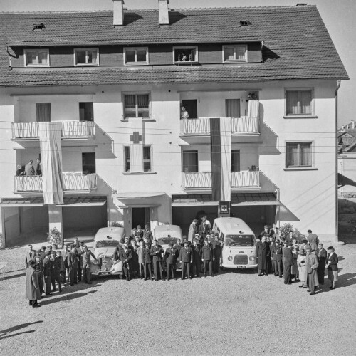 Bregenz, feierliche Eröffnung des Rot-Kreuz-Hauses