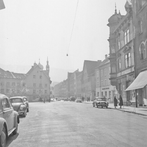 Bregenz, Kreuzung Kornmarktplatz, Rathausstraße