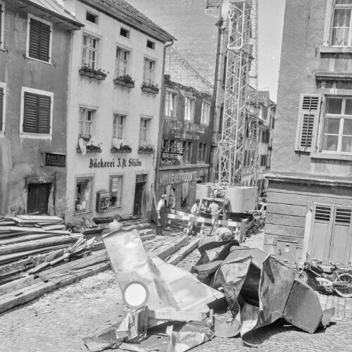 Bregenz, Umbauarbeiten in der Maurachgasse