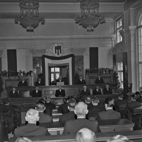 Festsitzung des Vorarlberger Landtages anlässlich seines 100jährigen Bestehens