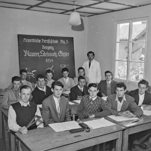 Gewerbliche Berufsschule Bregenz, Maurer, Steinmetz und Gipser