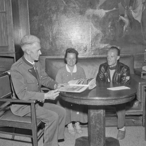 Grazer Ehepaar Koweindl, im Bregenzer Rathaus