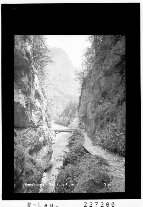 Brandenberg in Tirol / Kaiserklamm