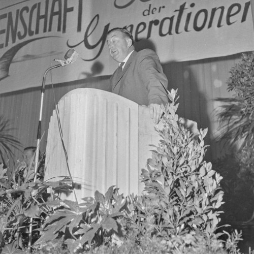 Österreichischer Raiffeisentag im Bregenzer Gössersaal, Großkundgebung