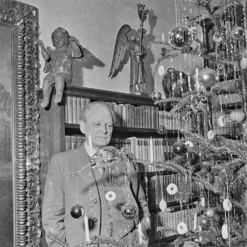 Prof. Hans Sterneder in seinem Wohnhaus in Bregenz