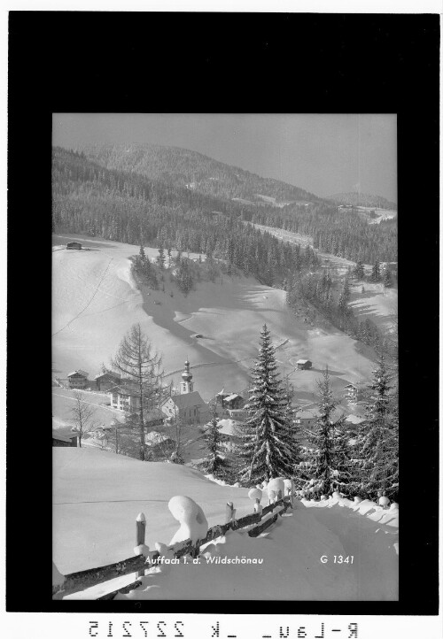Auffach in der Wildschönau