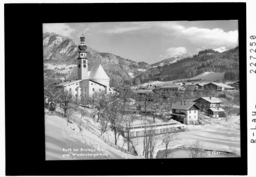 Reith bei Brixlegg / Tirol / gegen Wiedersbergerhorn