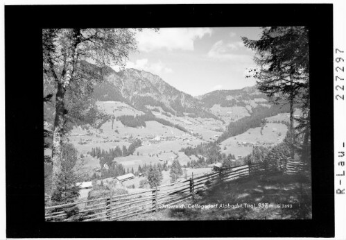 Österreichisches Collegedorf Alpbach in Tirol 937 m : [Alpbach gegen Gratlspitze]