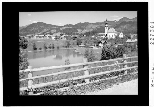 Reith bei Brixlegg in Tirol mit Reither See : [Reith im Alpbachtal gegen Mariahilfbergl und Tondkopf]