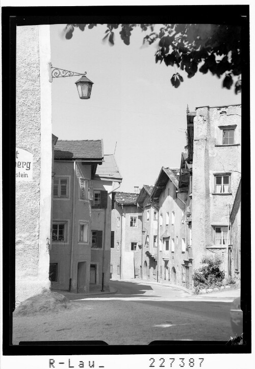 [Aus Rattenberg im Unterinntal / Tirol]