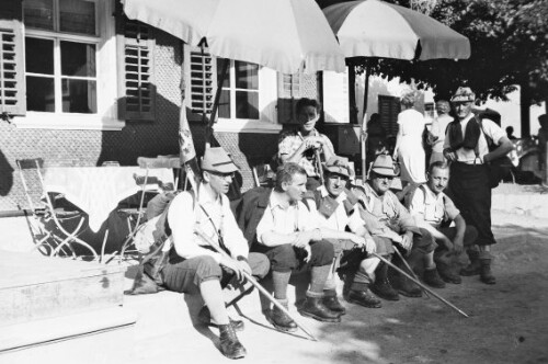 Vor dem Rößle in Gaschurn