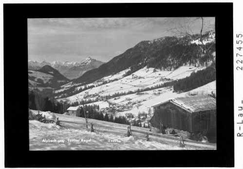 Alpbach gegen Reither Kogel