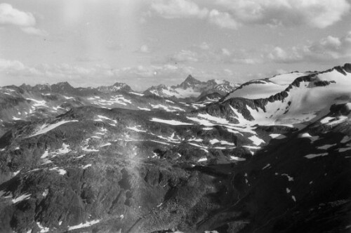 Blick in die Silvretta vom Einstieg aus