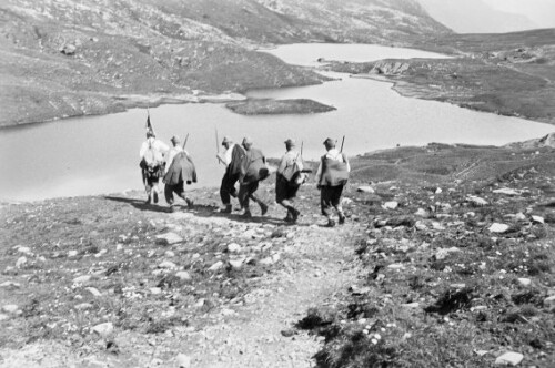 Abmarsch von der Heilbronner Hütte