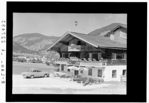 Hochtal Wildschönau / Tirol / Niederau 826 m / Gasthof Bichlwirt