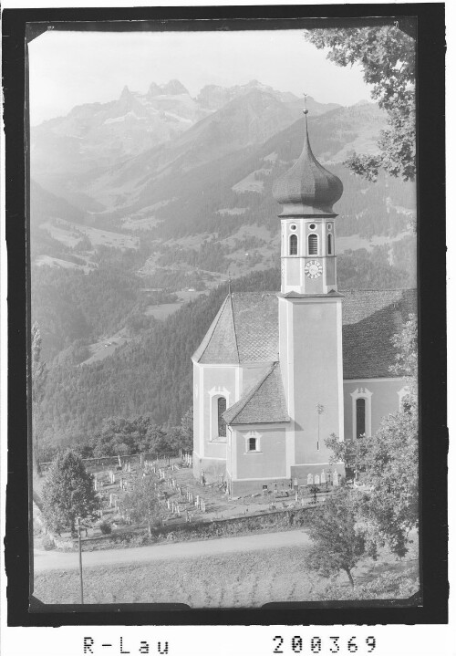 Bartholomäberg / Blick gegen Drei Türme