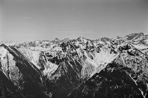 Ausblick gegen Rätikon