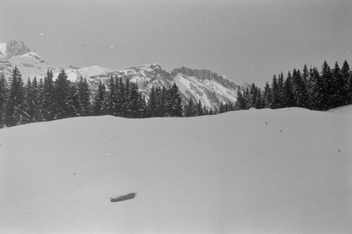 Blick gegen die Kreuzberge