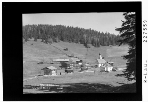 Hochtal Wildschönau / Tirol / Thierbach 1175 m