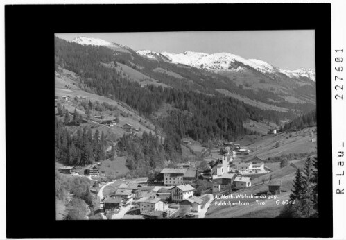 Auffach - Wildschönau gegen Feldalpenhorn