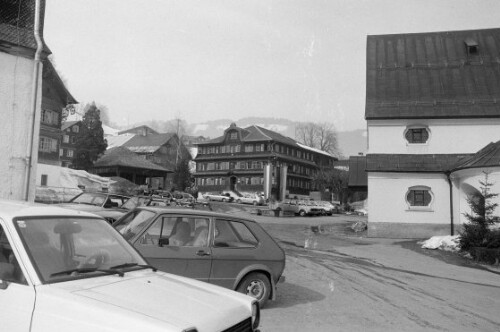 Dorfplatz in Schwarzenberg