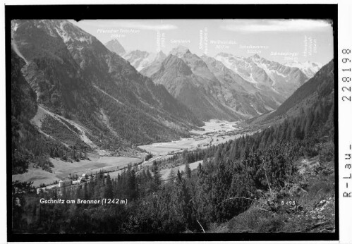 Gschnitz am Brenner 1242 m