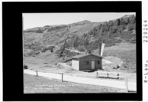 Truna Hütte gegen Schönberg 2314 m bei Trins / Tirol