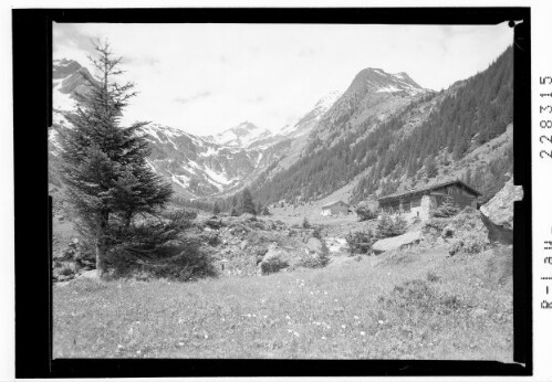 [Laponesalm im Gschnitztal gegen Wetterspitzen / Tirol]