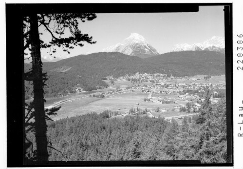 [Seefeld gegen Hohe Munde und Zugspitze / Tirol]